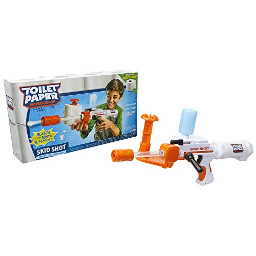 TP Blaster 61734 Toilet Paper Blaster Skid Shot , White