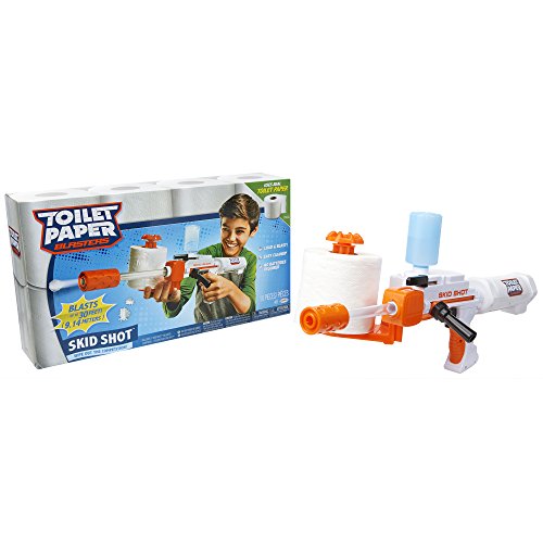 TP Blaster 61734 Toilet Paper Blaster Skid Shot , White