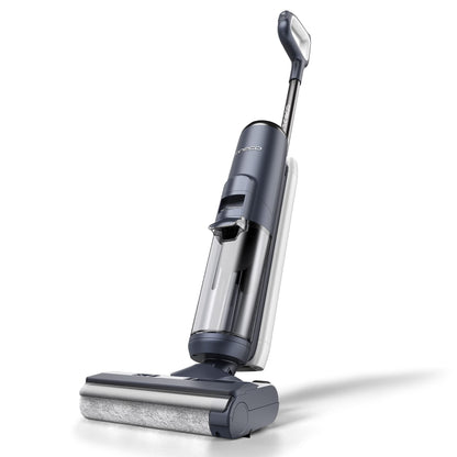 Tineco Floor ONE S5 Smart Cordless Wet Dry Vacuum Cleaner and Mop for Hard Floors, Digital Display, Long Run Time, Great for Sticky Messes and Pet Hair, Space-Saving Design, Blue