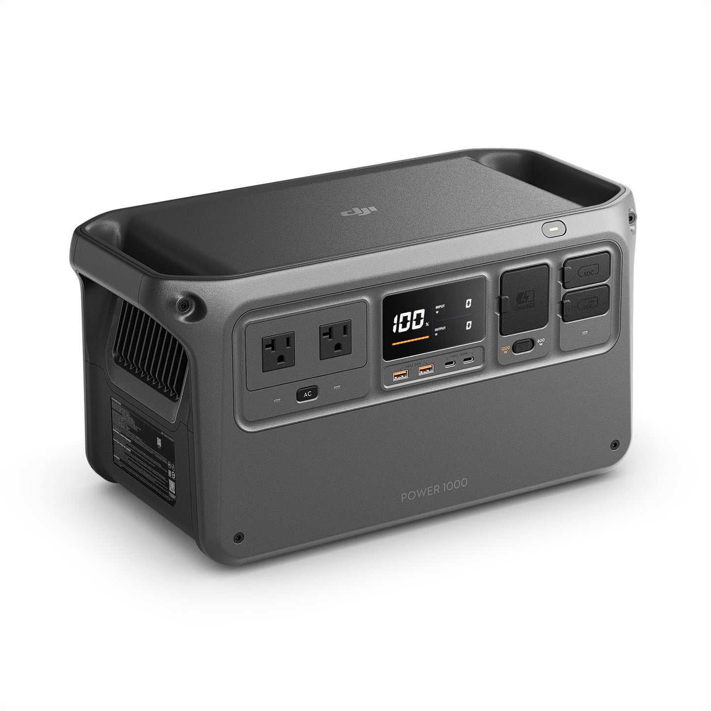 DJI Power 1000 Portable Power Station, 1024Wh LiFePO4 Battery, 2200W Solar Generator, Home Backup, 4-in-1 Fast Charging, 23db Ultra-Silent, Camping & RVs, Off-grid, Power Outage (Solar Panel Optional)