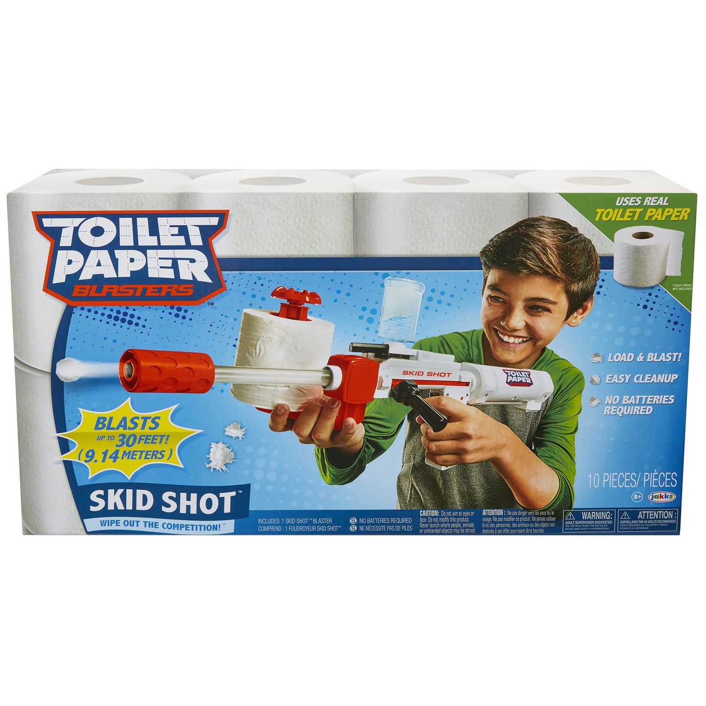 TP Blaster 61734 Toilet Paper Blaster Skid Shot , White